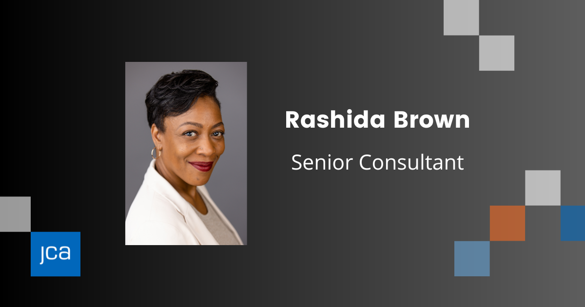 Rashida Brown Promoted to Senior Consultant - JCA